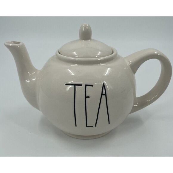 Rae Dunn 'TEA' Teapot‎ Artisan Collection by Magenta #181 - Picture 1 of 13